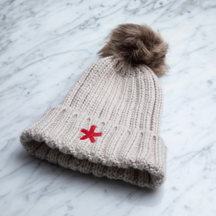 Caorunn Cream Bobble Hat